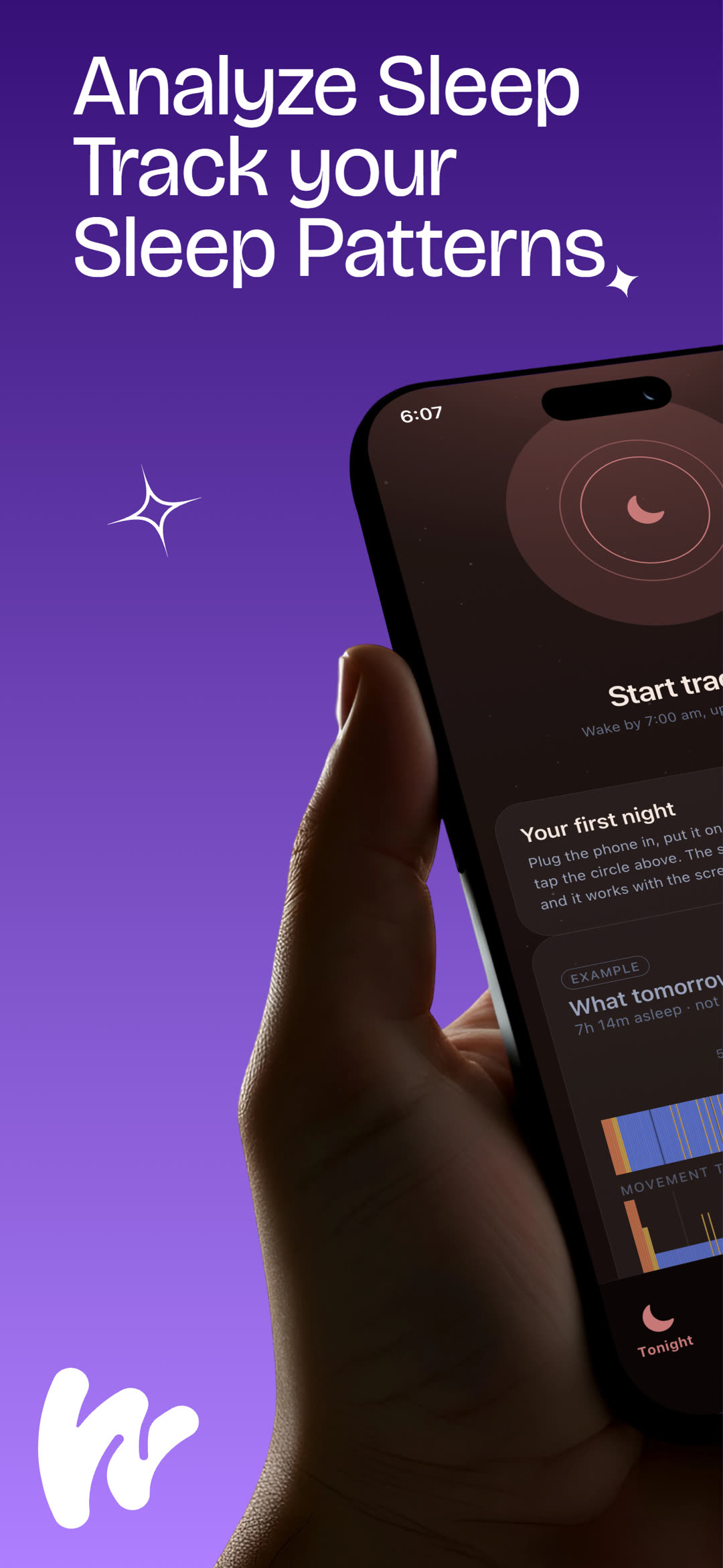 Rested Well on an iPhone, ready to start tracking